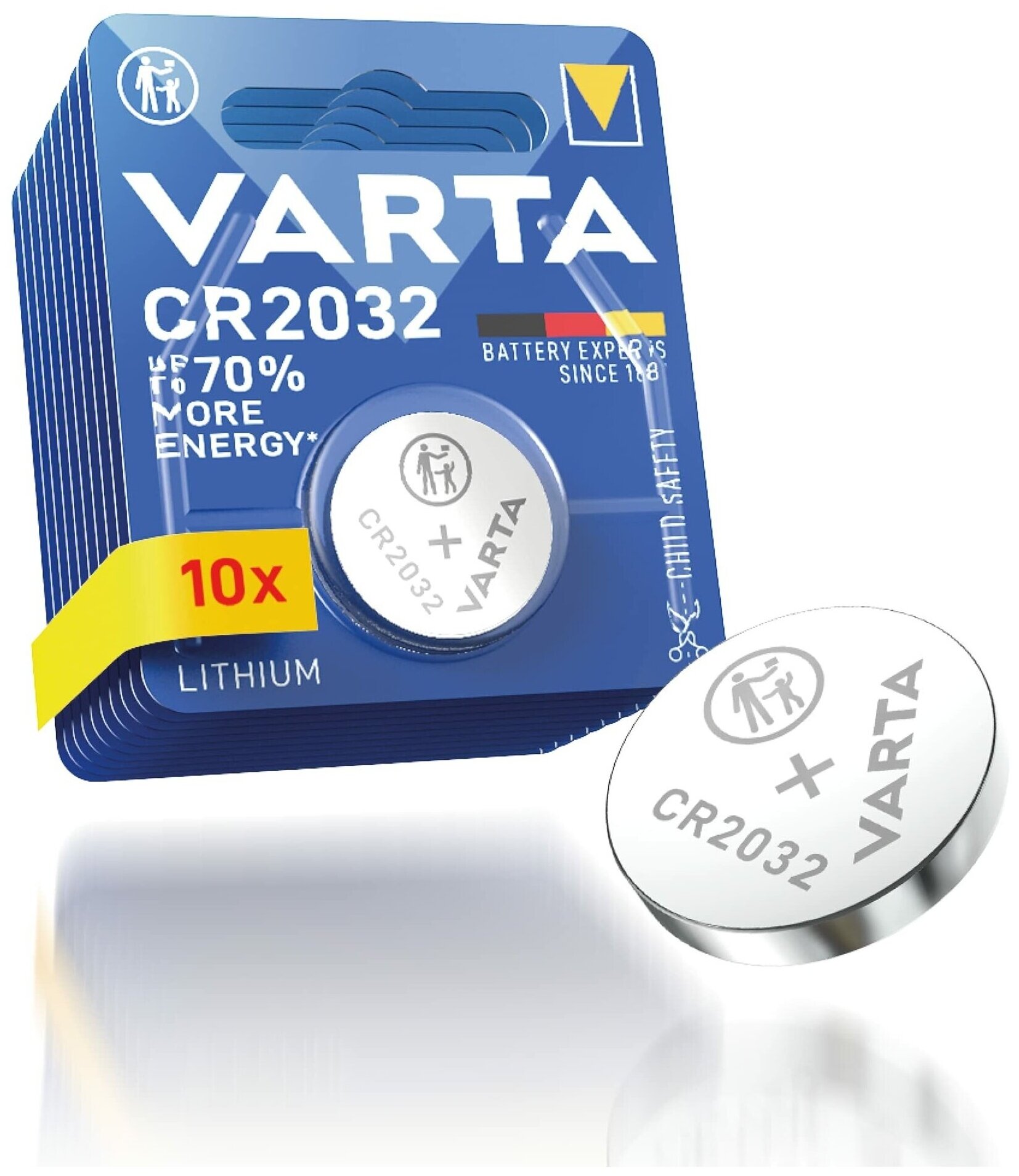 Батарейка VARTA CR2032 10шт