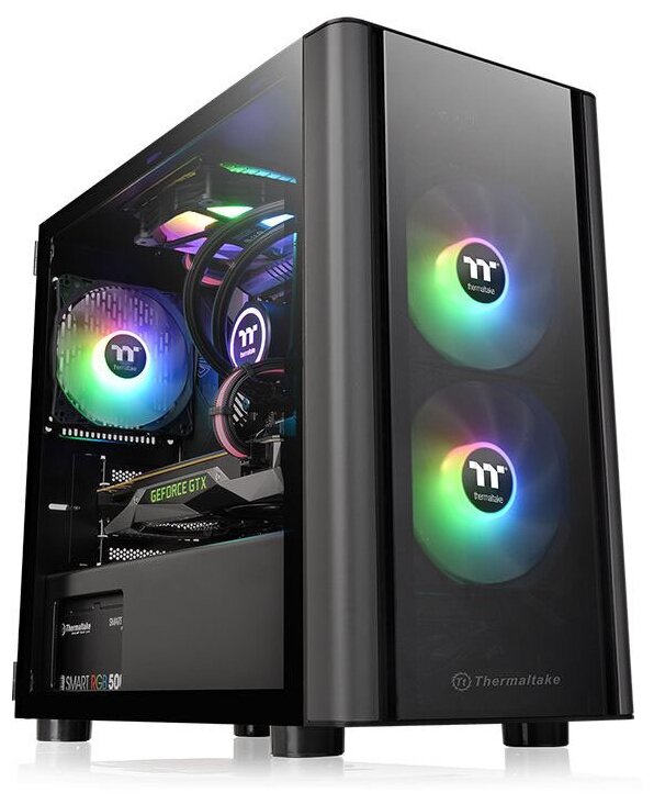 Корпус компьютерный Thermaltake V150 TG (CA-1R1-00S1WN-00) Black