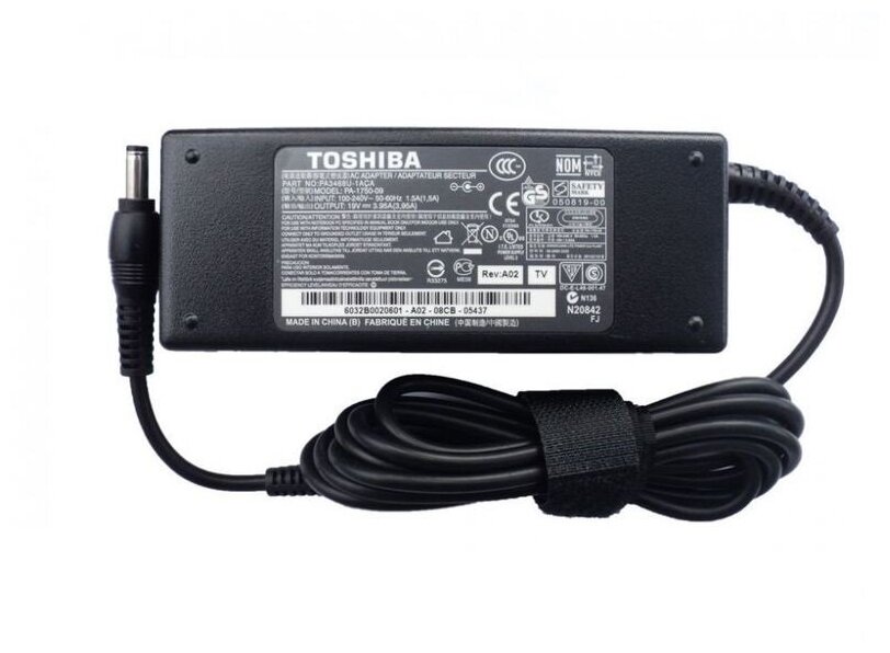 Блок питания для ноутбука Toshiba A200 C650 C850 (19V 3,95A 75W / 5.5x2.5 / A+)