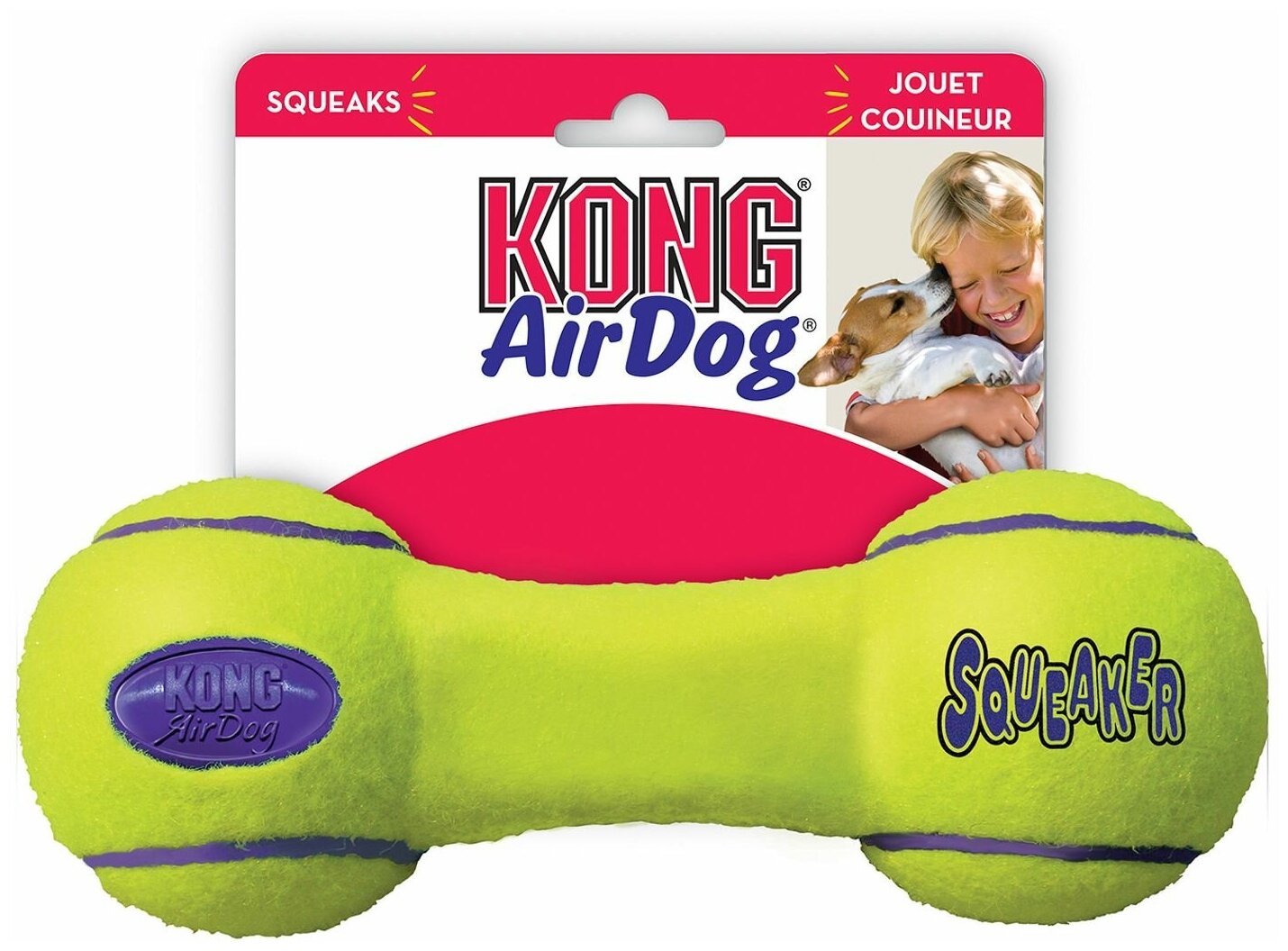 Игрушка Kong для собак, Air "Гантель" малая 13 см (26003) - фотография № 10
