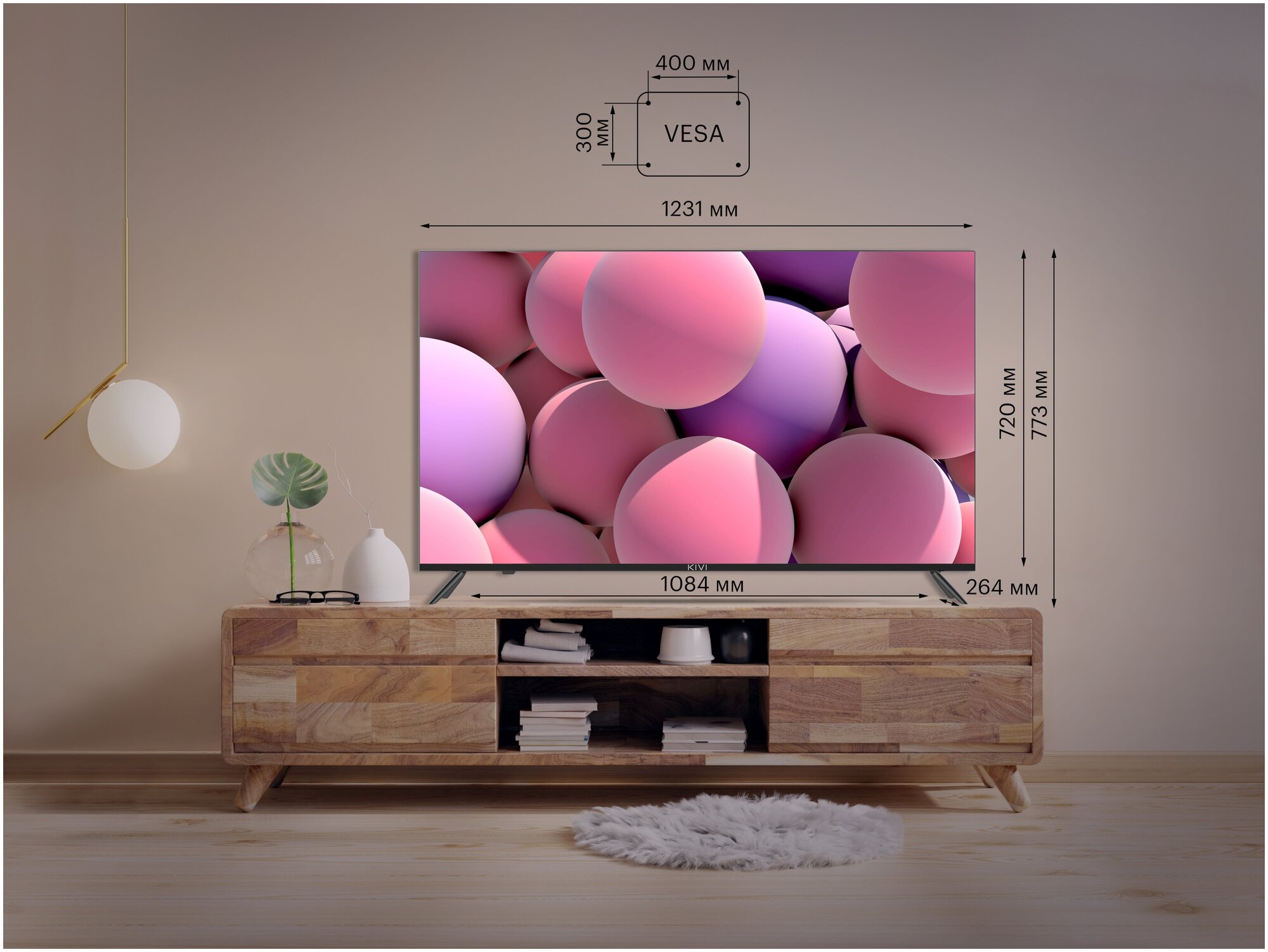 Телевизор Kivi Android TV 55U740NB, 55", LED, 4K Ultra HD, черный - фото №6
