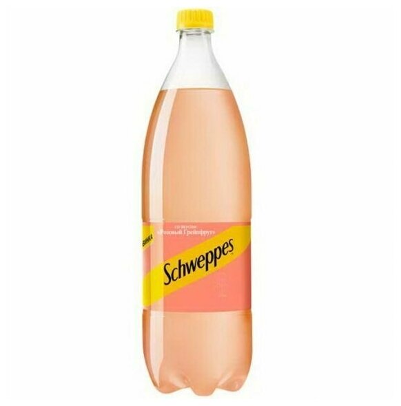 Напиток газированный «Schweppes» Розовый Грейпфрут, 1.5 л 9 шт - фотография № 1