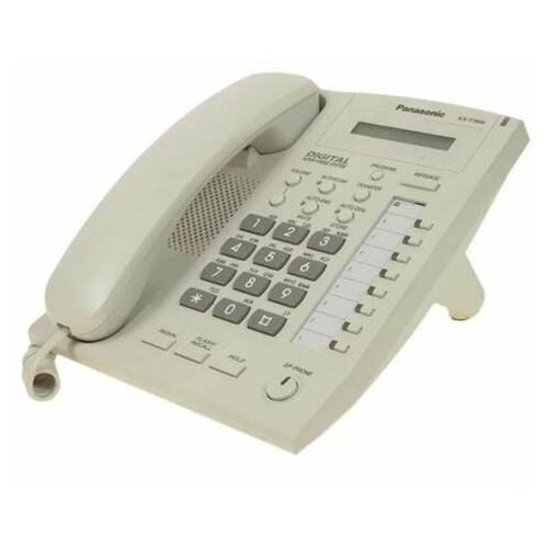 конференц телефон panasonic kx nt700 серебристый VoIP-телефон Panasonic KX-T7665RUW