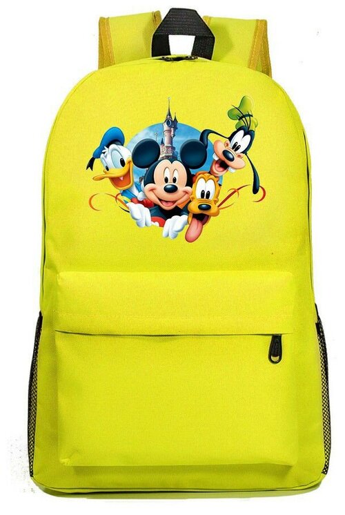 Рюкзак герои Микки Маус (Mickey Mouse) желтый №6