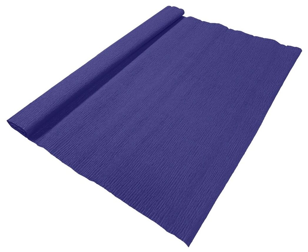 Бумага крепированная " KWELT " 50*250см 80гр одноцветная темно-фиолетовая