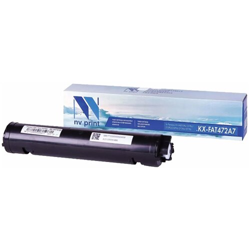 Картридж NV-Print KX-FAT472A7 для Panasonic KX-MB2110RU/2117RU/2130RU/2137RU/2170RU/2177RU черный 2000стр full graphics decals stickers motorcycle background custom number 3m for kawasaki kx125 kx250 kx 125 kx 250 1999 2000 2001 2002