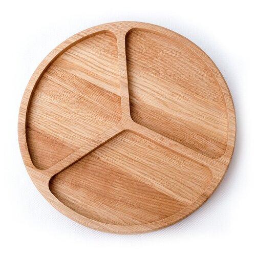 Менажница HOMECLUB d=24,8см, 3 ячейки, круглая, Россия