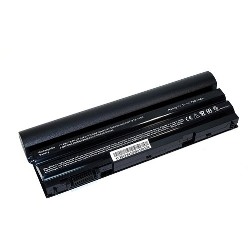 Аккумуляторная батарея для ноутбука Dell Latitude E6420 7800mAh T54FJ (4NW9) OEM аккумуляторная батарея anybatt 11 u1 1298 4400mah для dell inspiron 5520 inspiron 7720 latitude e6420 latitude e6430 inspiron 5720 inspiron 7520 latitude e6540 latitude e6440 latitude e5430 latitude e6520 latitude e6530 vostro 3560