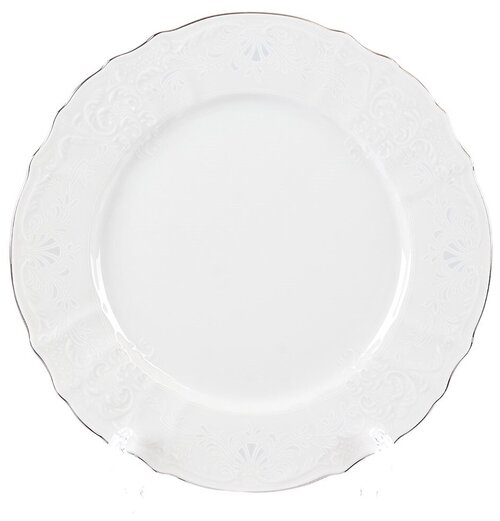 Набор тарелок Bernadotte Платиновый узор 27 см(6 шт)