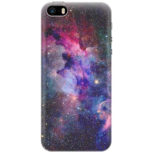 фото Gosso ультратонкий силиконовый чехол-накладка для apple iphone se / 5s / 5 с принтом "открытый космос"