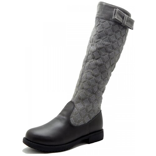 фото Notokids 529-e96-hy-rxv детские сапоги серый искусственная кожа зима, размер 32