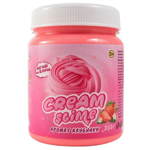 Слайм Slime Cream-Slime 250гр с ароматом клубники SF02-S