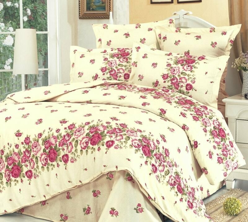 Постельное белье 1 5 спальный Сатин B 28 Сайлид