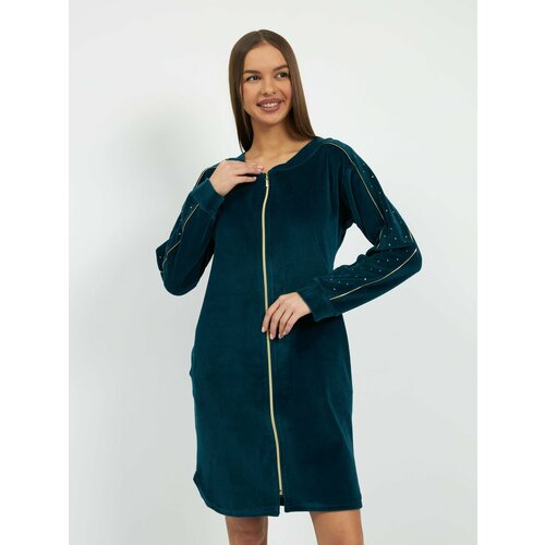 Платье Relax Mode, размер 0XL, зеленый, золотой платье relax mode размер 0xl темно синий