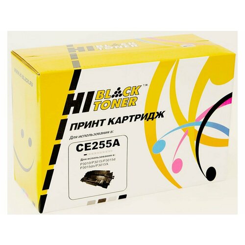Картридж Hi-Black для HP CE255A LJ P3015 6000стр картридж printlight ce255a для hp
