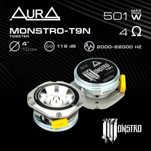 Рупорные ВЧ-динамики AurA MONSTRO-T9N 9492₽