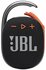 Портативная акустика JBL Clip 4 Global, 5 Вт черный/оранжевый