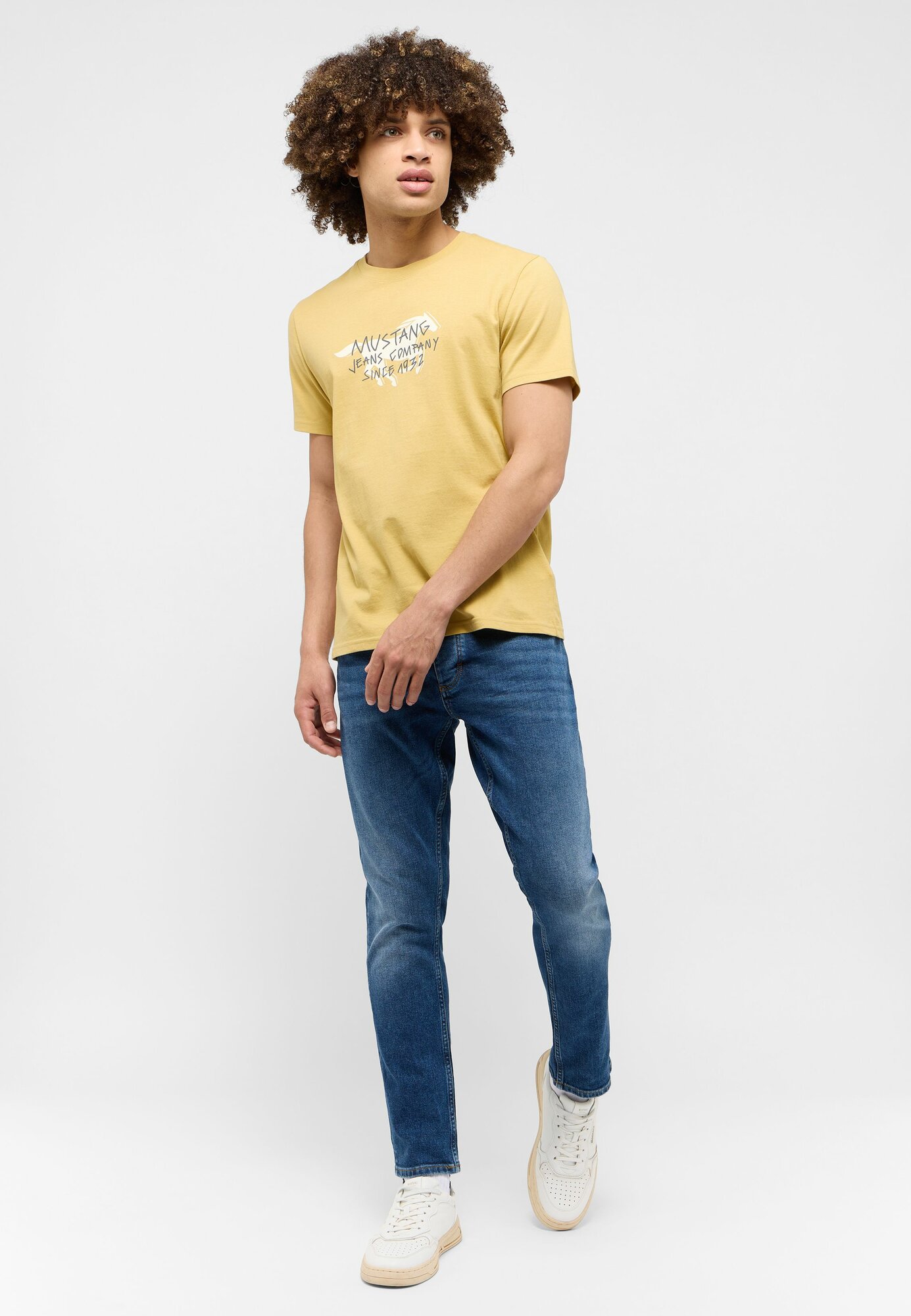 Джинсы классические MUSTANG Toledo Tapered, размер 32/34, cиний