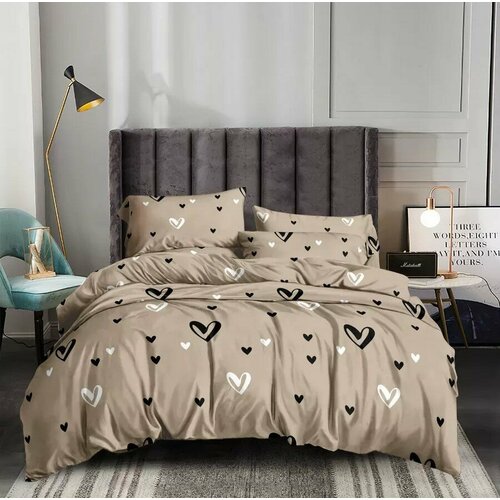 Постельное белье 2 спальное евро, наволочки 70х70, полисатин, 2-спальный комплект, Ивановский текстиль TOP_T