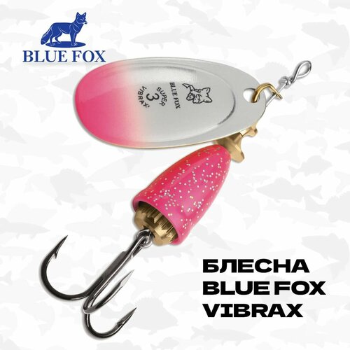 Блесна вращающаяся Blue Fox Vibrax Flake, №3, 8 гр, #PCCB