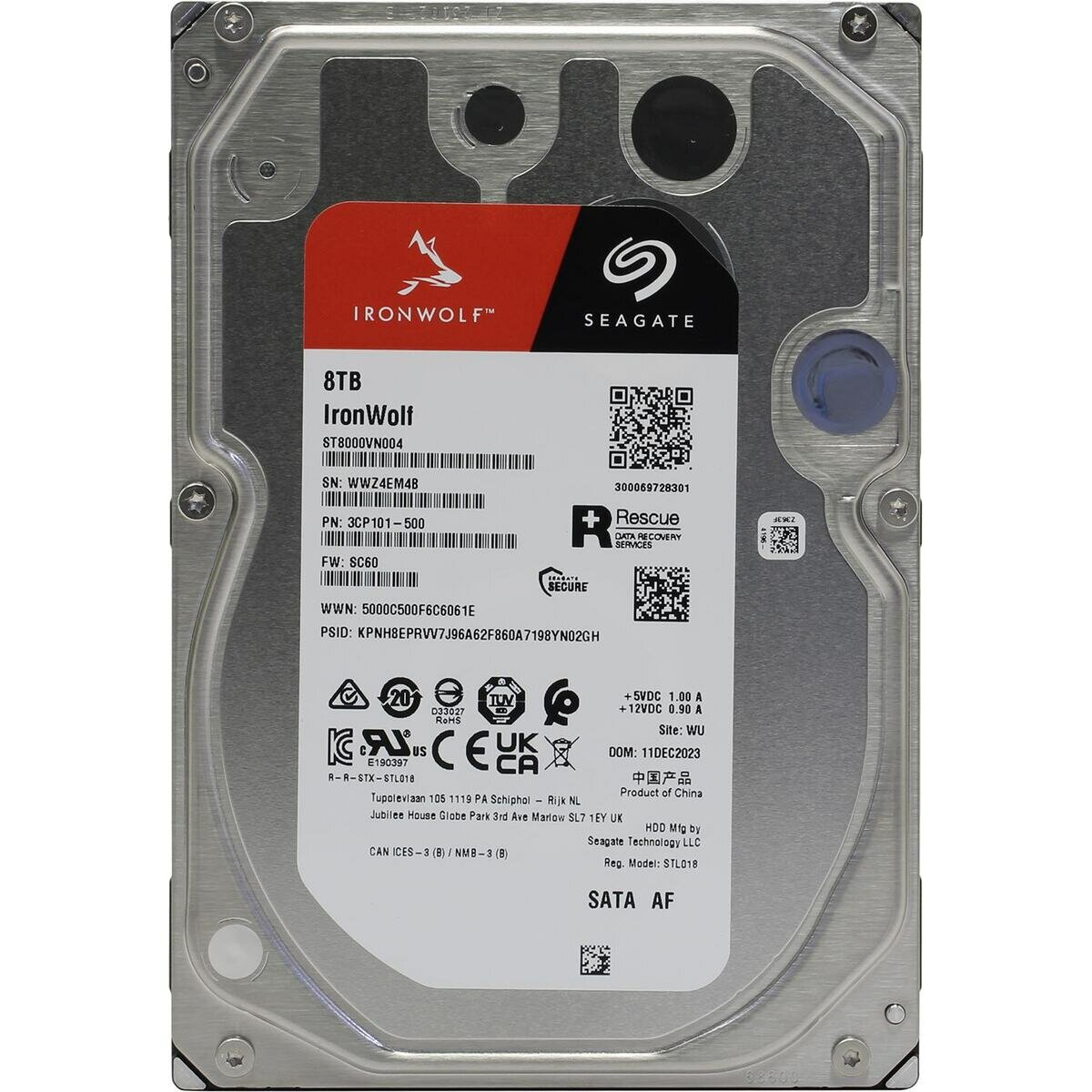 Жесткий диск Seagate IronWolf ST8000VN004