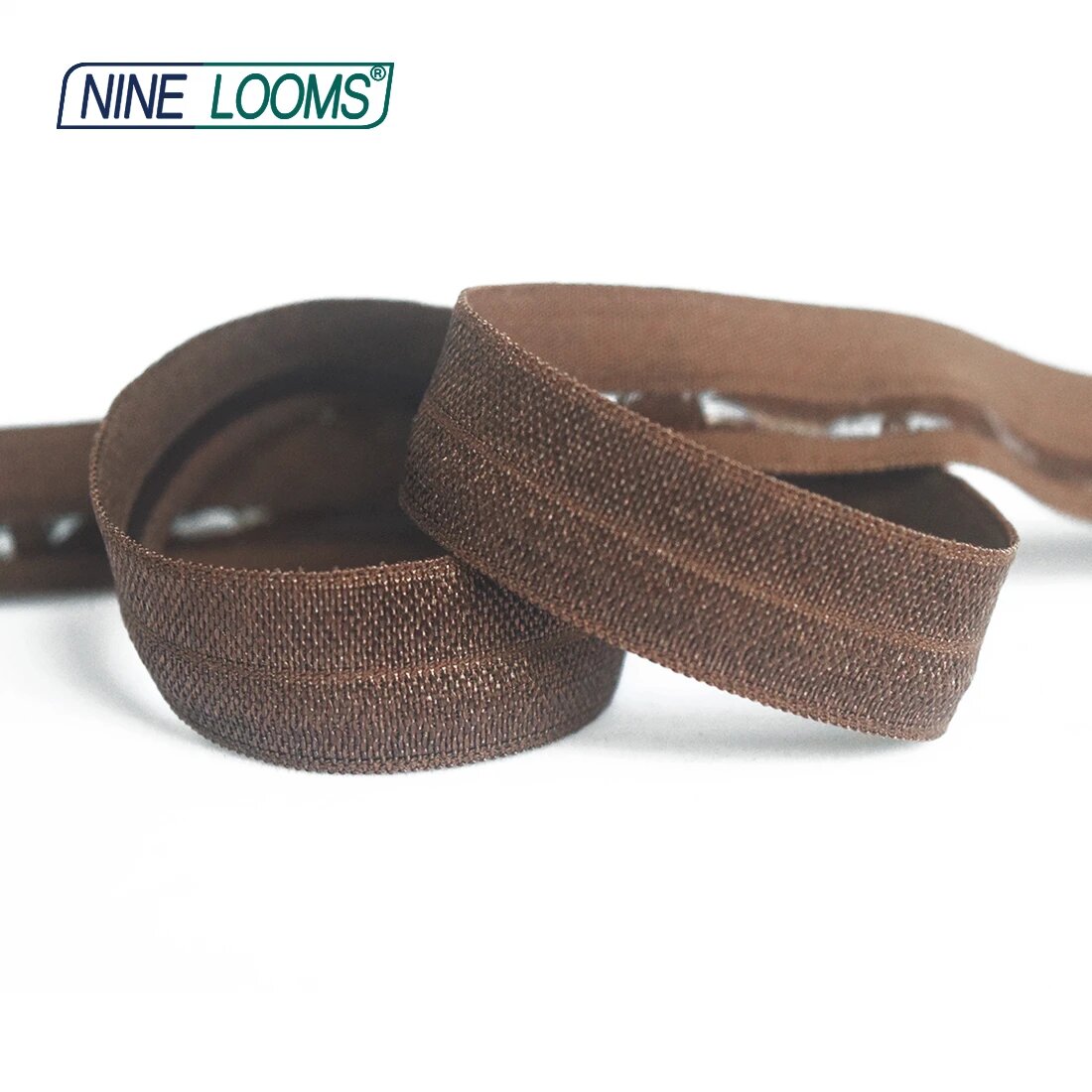 Резинки NINE LOOMS силиконовые с принтом 5/8", 15 мм, спандекс, 2 ярда, Turftan, 15 мм, 2 Yards