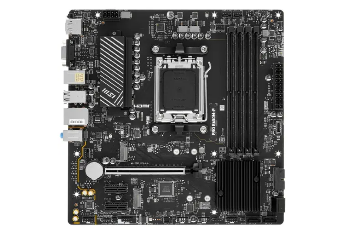 Материнская плата MSI PRO B650M-P Socket AM5, B650, 4xDDR5, mATX, HDMI+DP — фото 1
