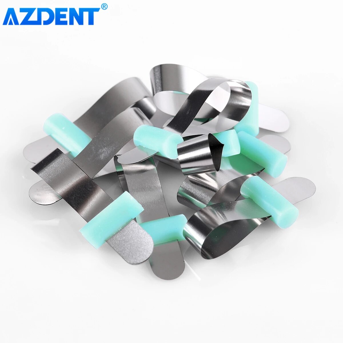 AZDENT Автоматические металлические матрицы для зубов, 10pcs for Adult 6mm