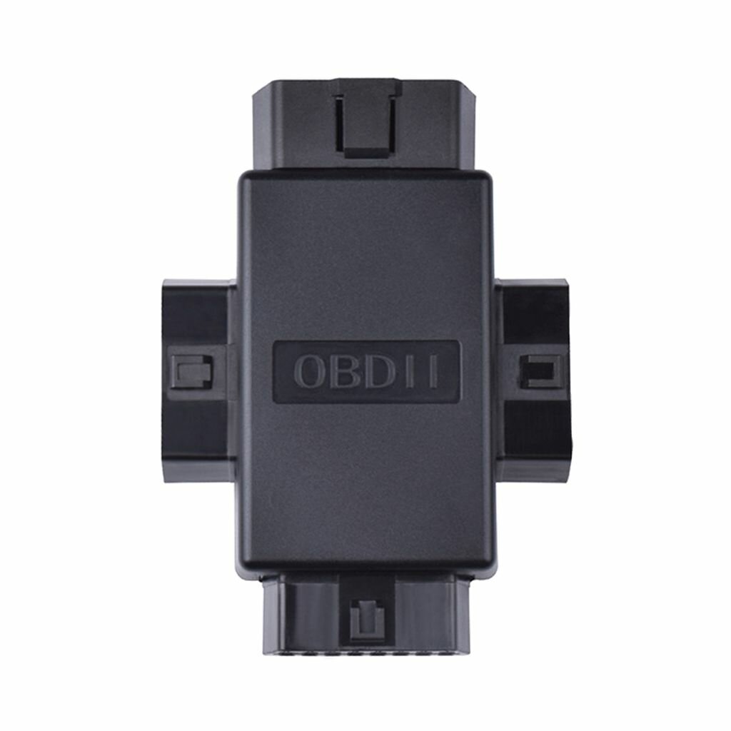 Разъем на два выхода OBD удлинитель - черный