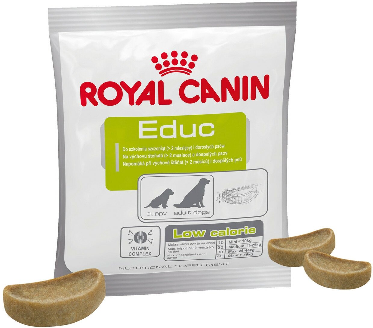 Royal Canin Educ лакомство для дрессировки щенков и взрослых собак 50гр×1шт.