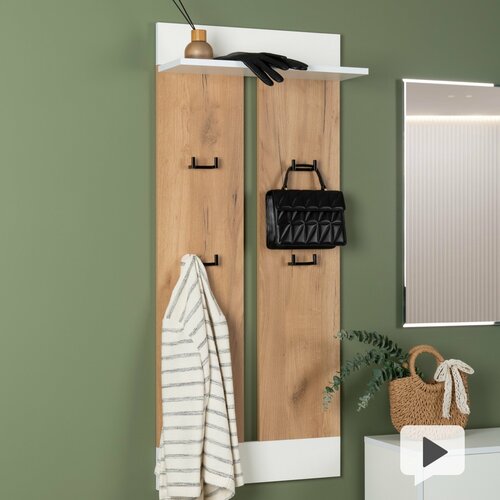 Вешалка Крафт 1501 Дуб золотой CRAFT - Камень темный 2206₽