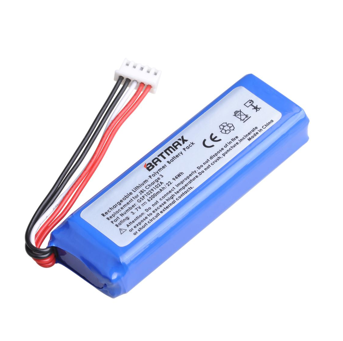 Аккумуляторная батарея ABC для JBL Charge 3 3.7V; 6200 mAh; Li-pol(комплект отверток)