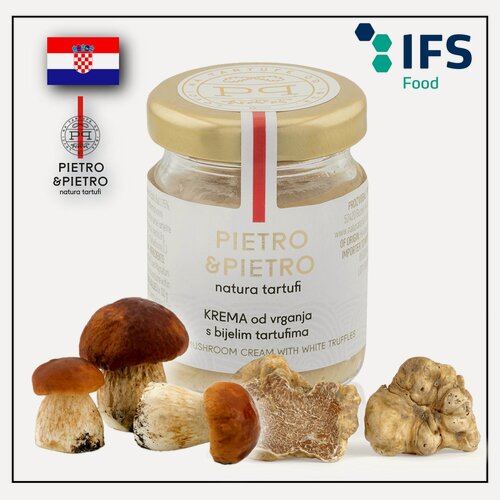 Изображение товара Соус с белыми грибами и белым трюфелем PORCINI MUSHROOM PIETRO&PIETRO, 50g