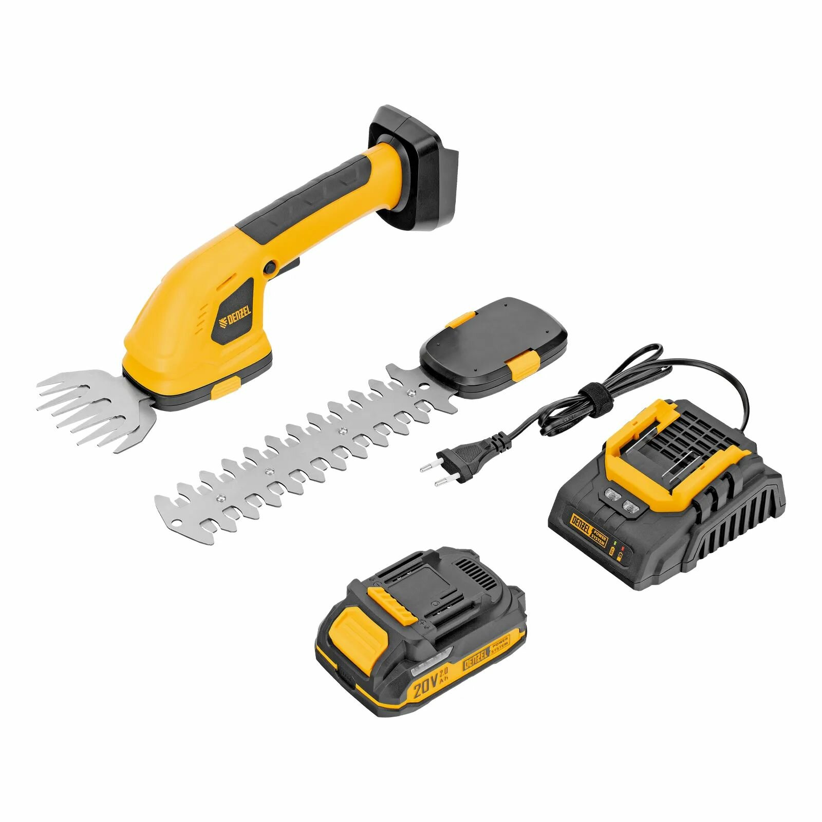 Ножницы-кусторез аккумуляторные DENZEL GS-20 Li-Ion 20 В 59432