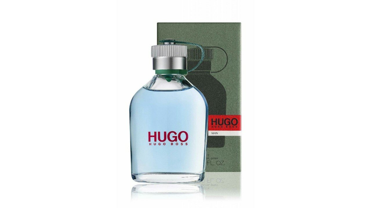 Hugo Man — мужская парфюмерная вода с яблоком, сосной и ветивером, 150 мл, Турция