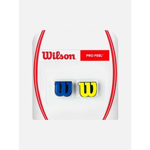 Набор виброгасителей Wilson 2024 Pro Feel Logo желто-синий