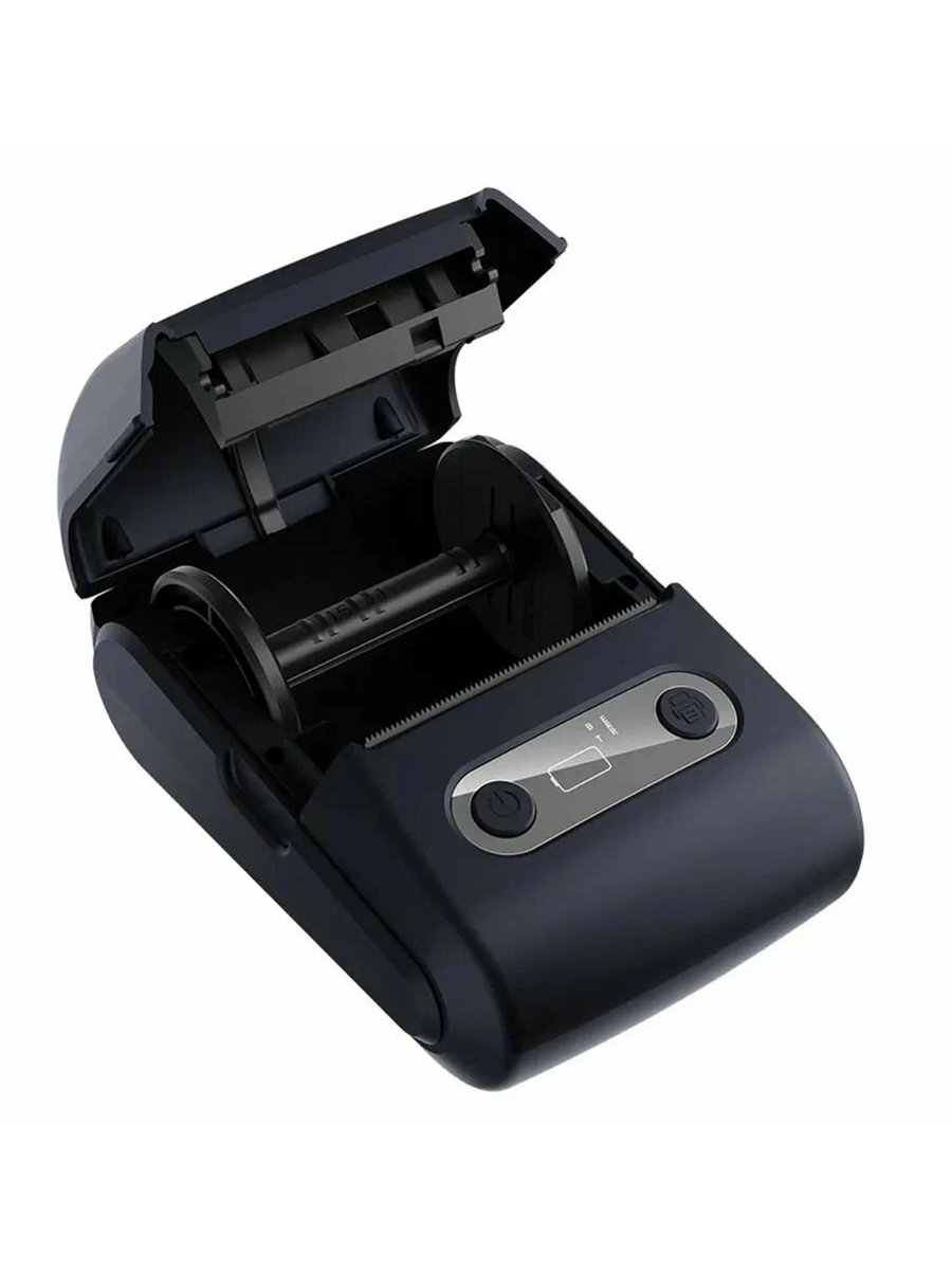 Термопринтер, принтер для печати этикеток B1 мини, черный — фото 1