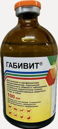 Изображение товара Раствор асконт+ Габивит - Se, для ветеринарного применения,100 мл