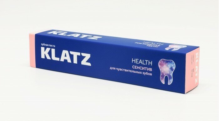 KLATZ Зубная паста Klatz HEALTH Сенситив 75 мл