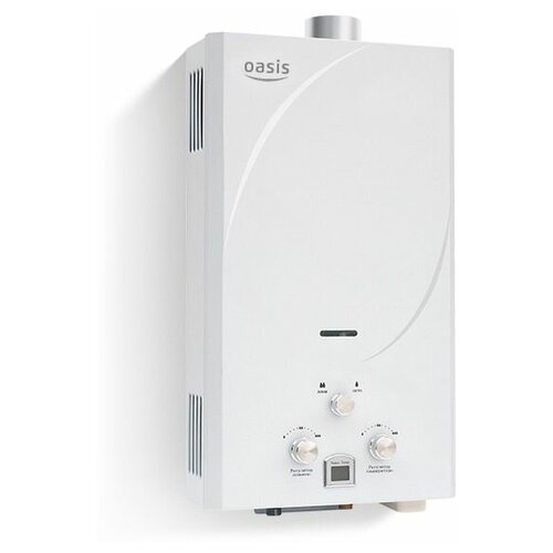 Газ колонка оазис 20квт белая турбо с закр кам сгорания 1280600₽