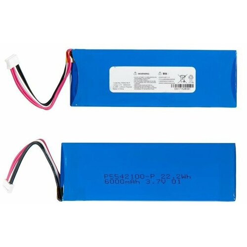 аккумулятор cameronsino cs jmp100sl для bluetooth колонки jbl pulse 1 ds144112056 mlp822199 2p 3000mah 077701 Аккумуляторная батарея для портативной акустики JBL Pulse 3 3.7V 6000mAh 22.20Wh