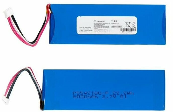 077701 Аккумуляторная батарея для портативной акустики JBL Pulse 3 3.7V 6000mAh 22.20Wh