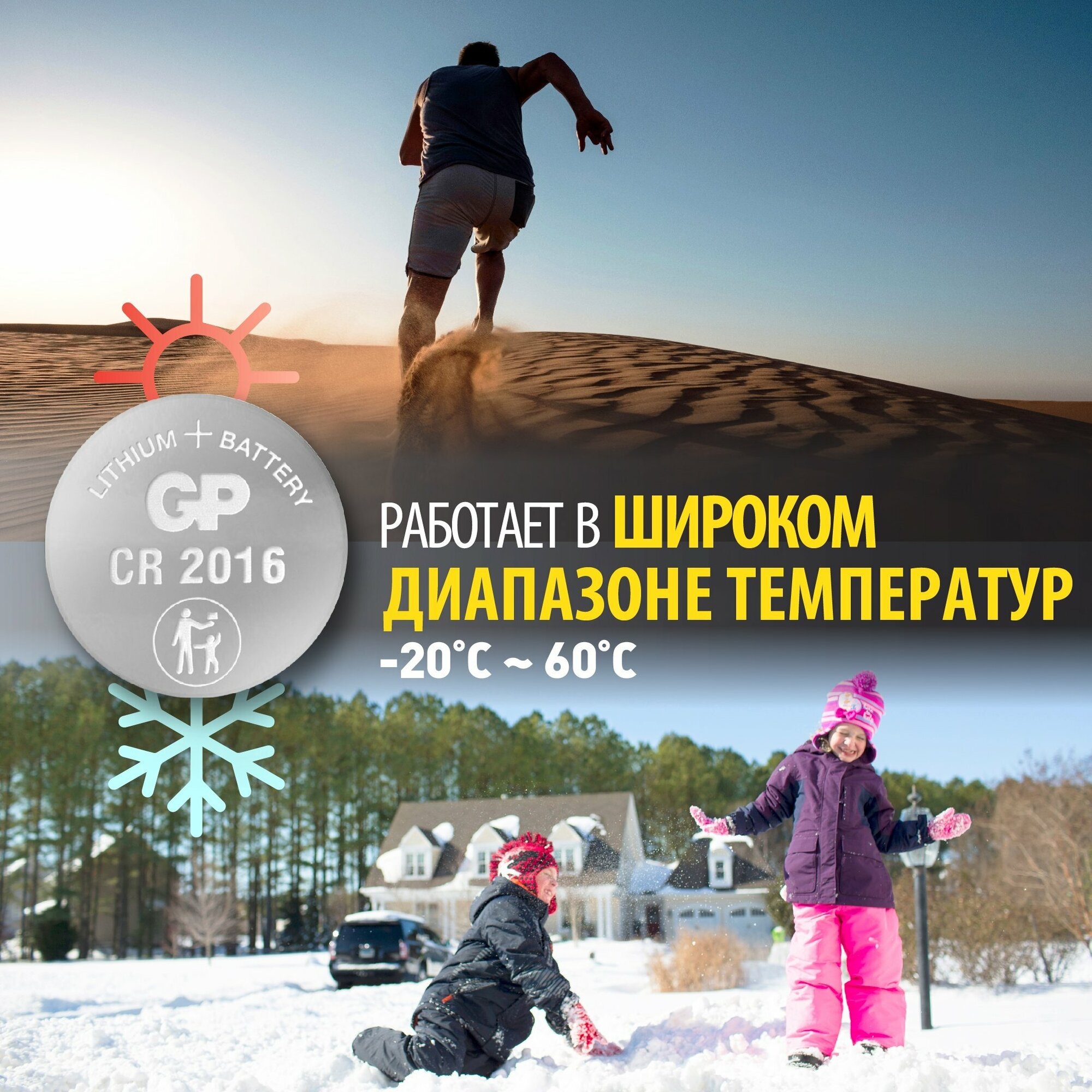 Батарейка GP Lithium Cell CR2016