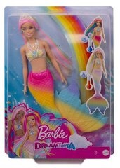 Кукла Mattel Barbie русалочка меняющая цвет с разноцветными волосами