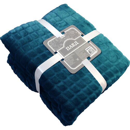 Плед Cuatro 200x220 см микрофибра цвет бирюзовый