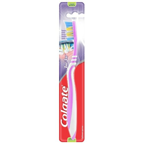 Colgate Зиг Заг многофункциональная зубная щетка, средней жесткости