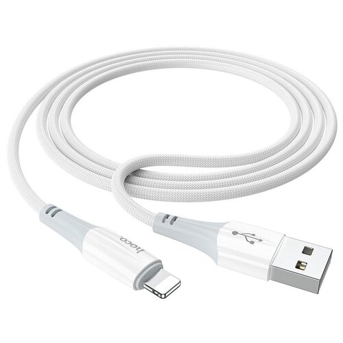 USB дата кабель Lightning, HOCO, X70, 1M, белый кабель usb lightning x70 1m 2 4a hoco белый