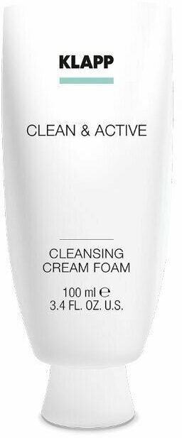 Очищающая крем-пена для лица Klapp Clean Active 100ml