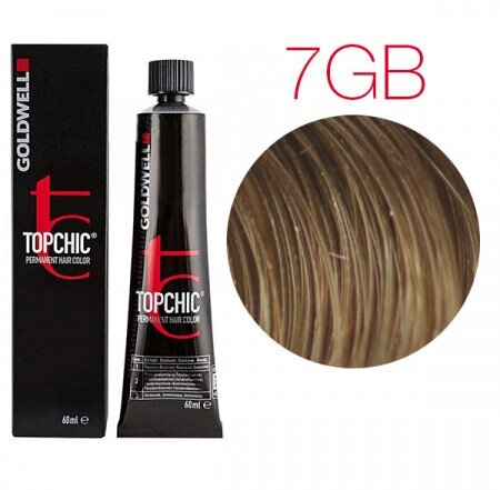 Goldwell Topchic - Краска для волос 7GB песочный русый 60 мл