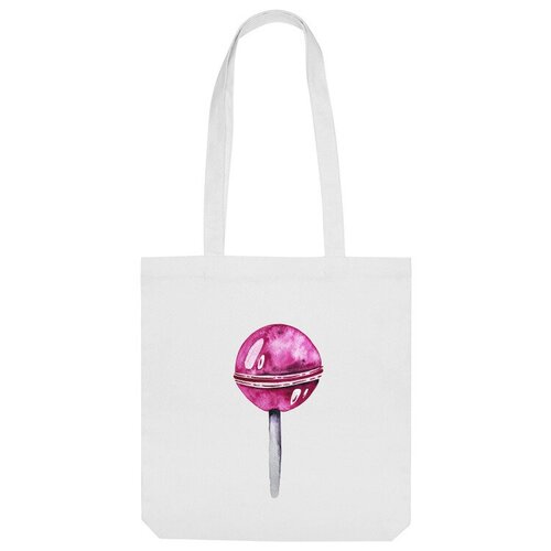 Сумка шоппер Us Basic, розовый, белый сумка розовый чупа чупс зеленый